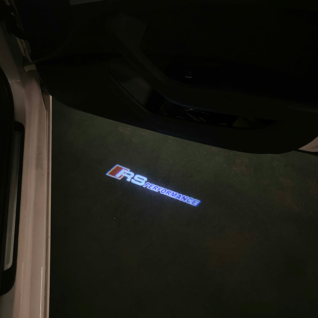 AUDI LOGO PROJECT LIGHTS Nr.120 (quantità 1= 2 Logo Films /2 porta luci）