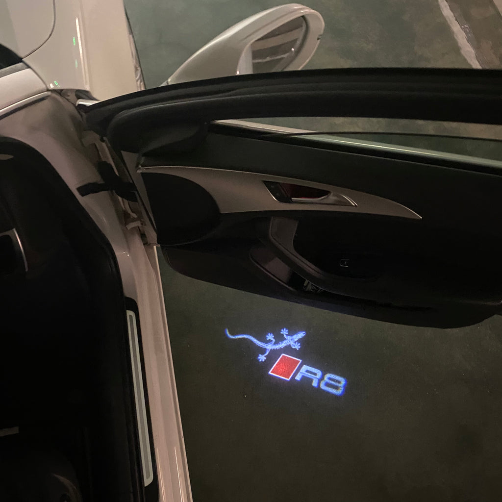 AUDI LOGO PROJECT LIGHTS Nr.120 (quantità 1= 2 Logo Films /2 porta luci）