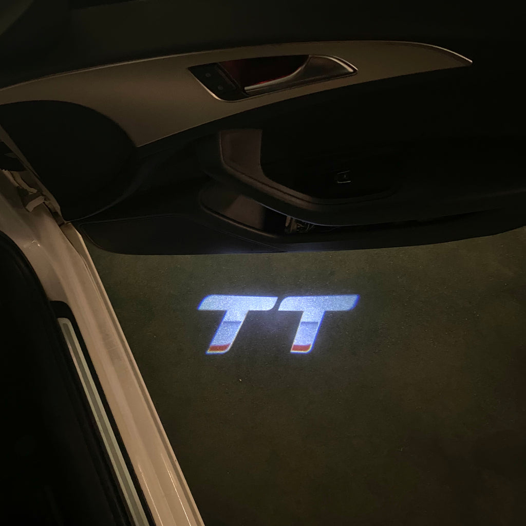 AUDI LOGO PROJECT LIGHTS Nr.120 (quantità 1= 2 Logo Films /2 porta luci）