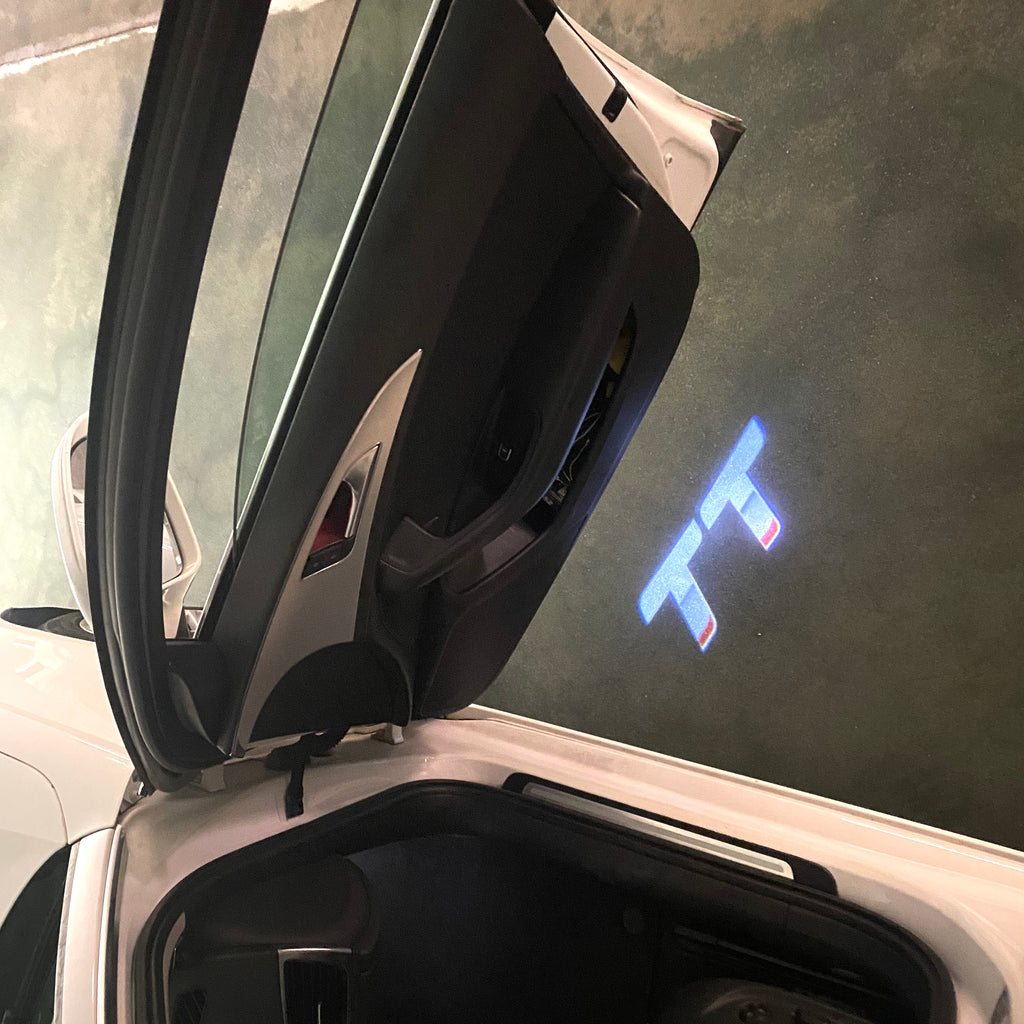 AUDI LOGO PROJECT LIGHTS Nr.120 (quantità 1= 2 Logo Films /2 porta luci）