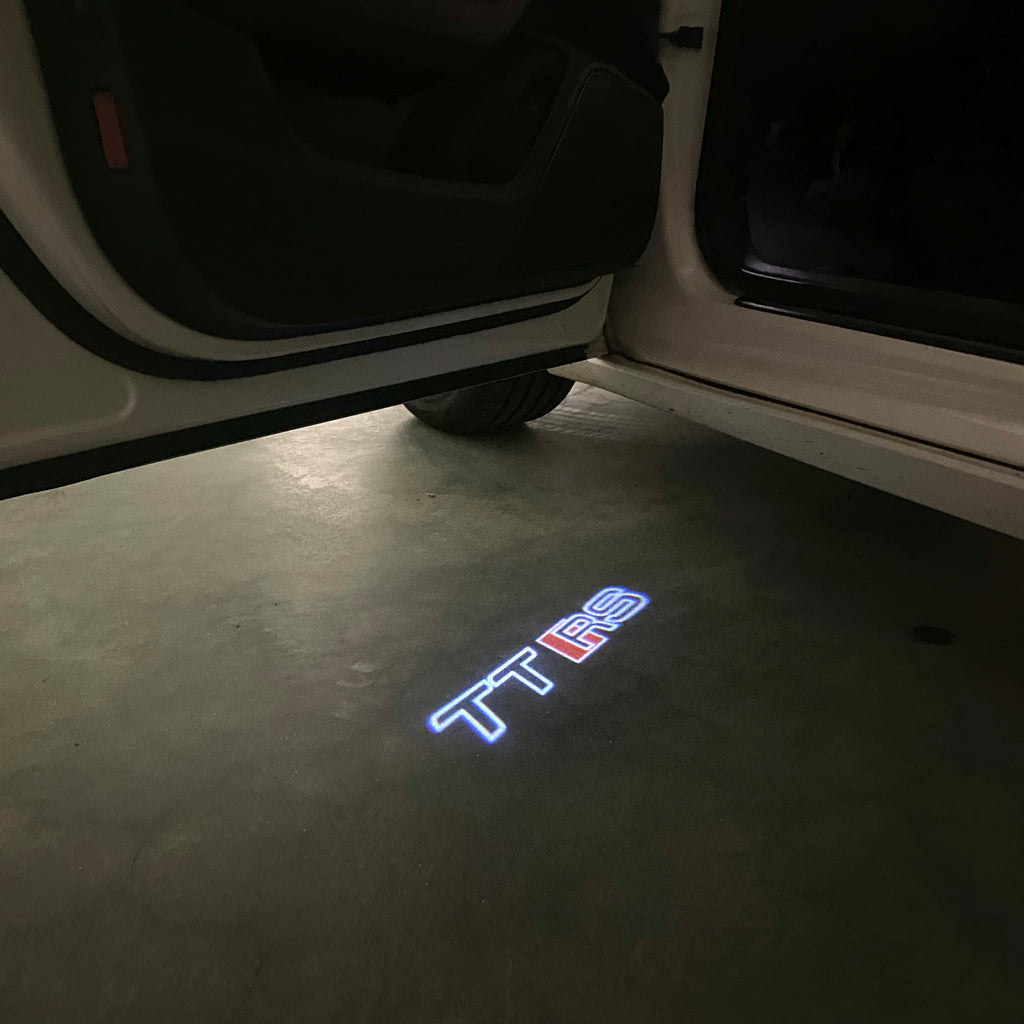 AUDI LOGO PROJECT LIGHTS Nr.120 (quantità 1= 2 Logo Films /2 porta luci）