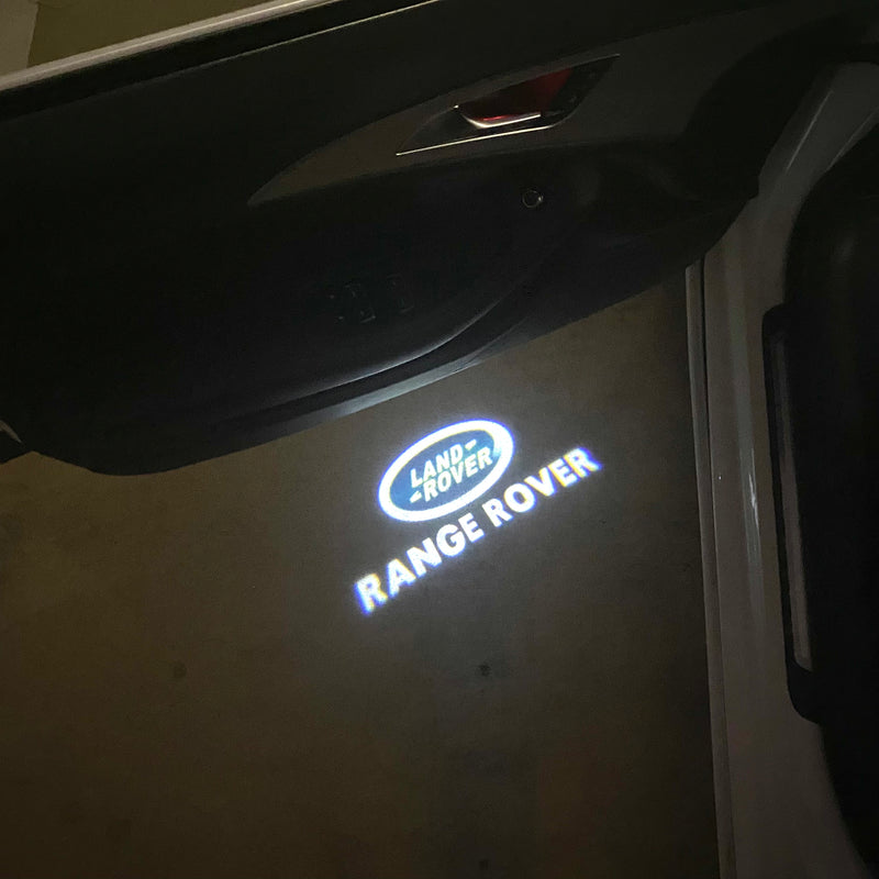 LUCES DE PROYECTOR CON LOGO Land Rover Nr.04 (cantidad 1 = 1 juegos / 2 luces de puerta)