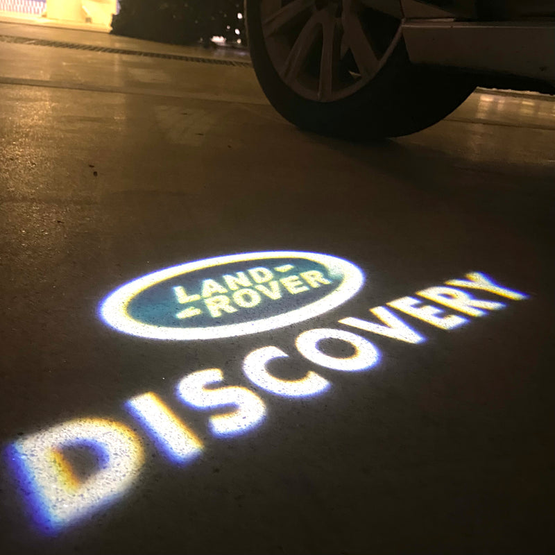 LUCI PROIETTORI LOGO Land Rover Nr.04 (quantità 1 = 1 set / 2 luci porta)