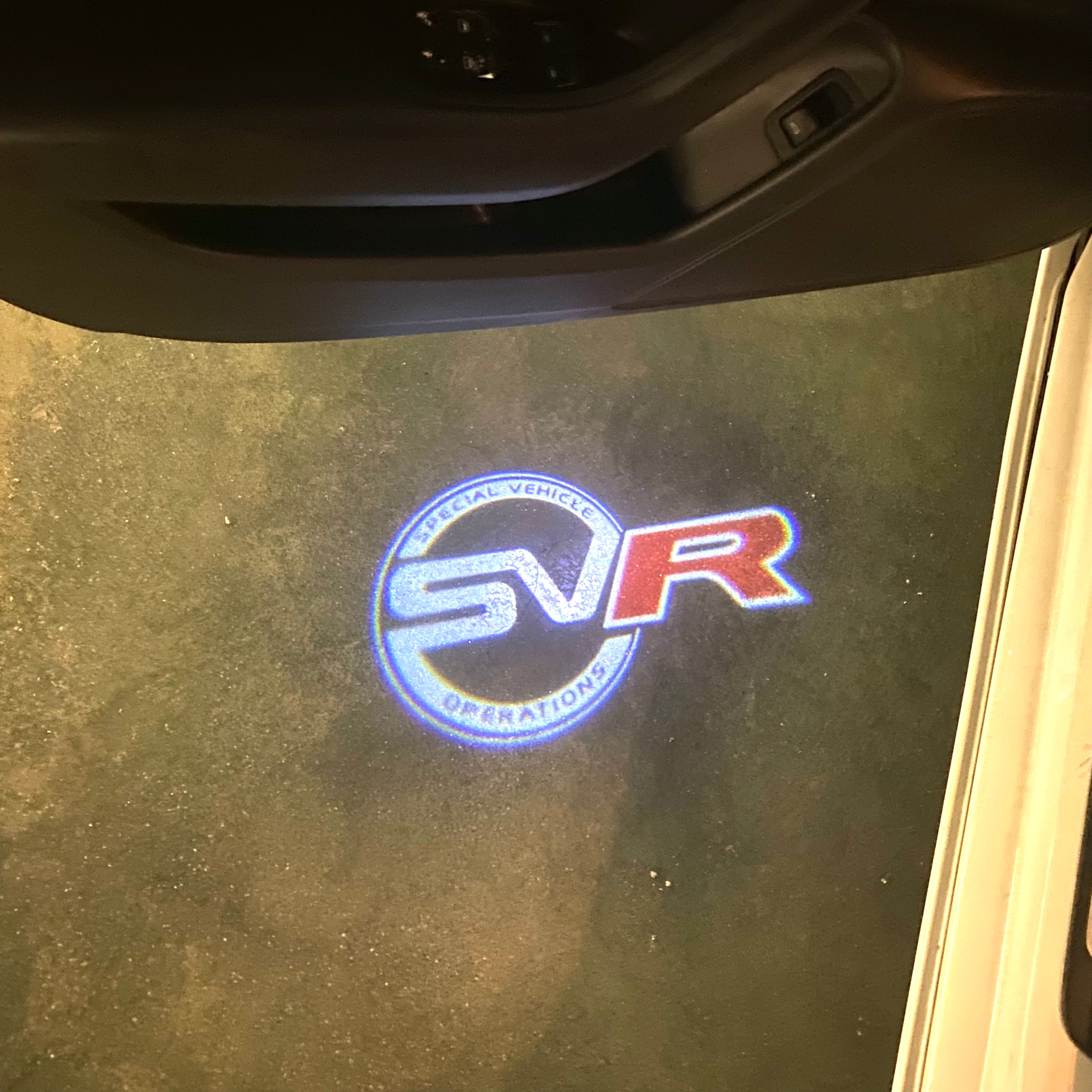 JAGUAR SV R LOGO PROJECROTR LIGHTS Nr.75  (quantity 1 = 1 sets/2 door lights)