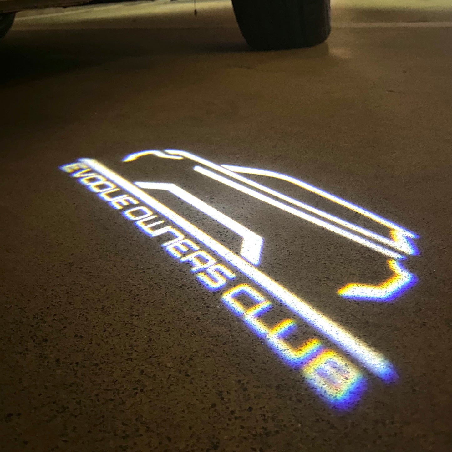 Land Rover LOGO PROJECROTR LIGHTS Nr.04 (الكمية 1 = 1 مجموعة / 2 أضواء باب)