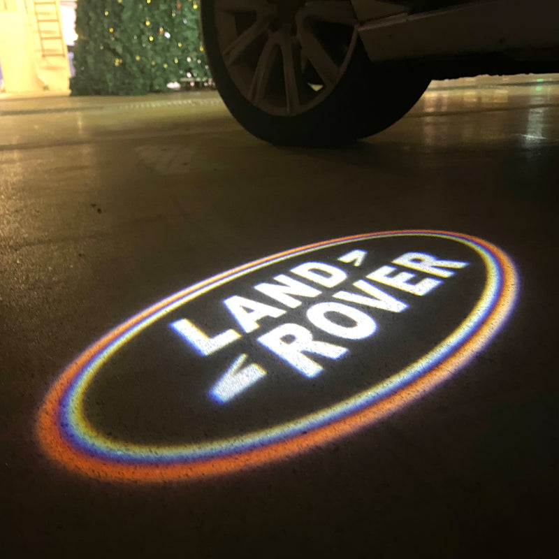 LUCI PROIETTORI LOGO Land Rover Nr.04 (quantità 1 = 1 set / 2 luci porta)