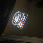 LUCES DE PROYECTOR CON LOGO Land Rover Nr.04 (cantidad 1 = 1 juegos / 2 luces de puerta)