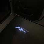 Feux de porte Volkswagen R LINE Logo Nr. 33 (quantité 1 = 2 film de logo / 2 lumières de porte)