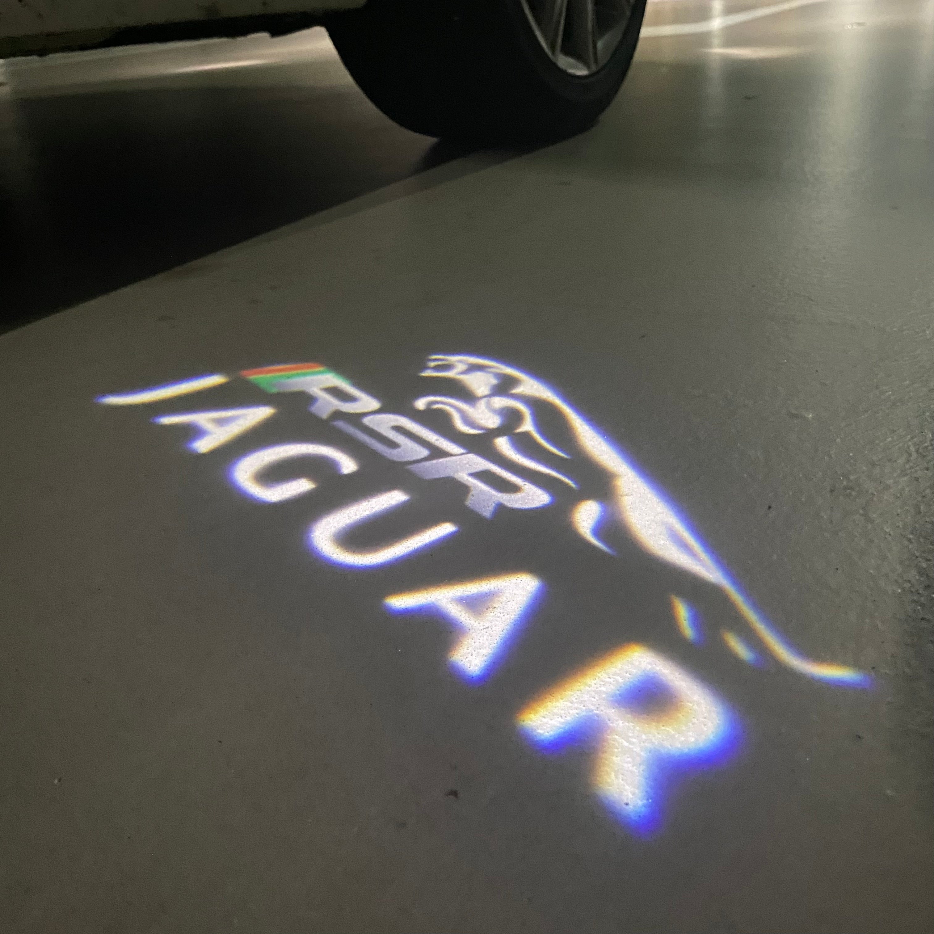 جاكوار LOGO PROJECROTR أضواء Nr.107 (كمية 1 = 1 مجموعات / 2 أضواء الباب)