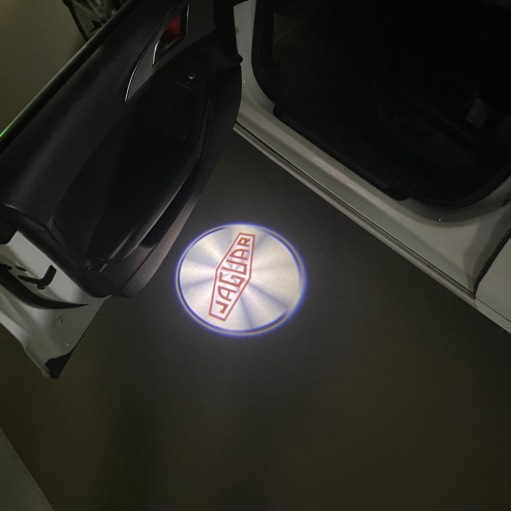 LUCI PROIETTORI LOGO JAGUAR Nr.10 (quantità 1 = 1 set / 2 luci porta)