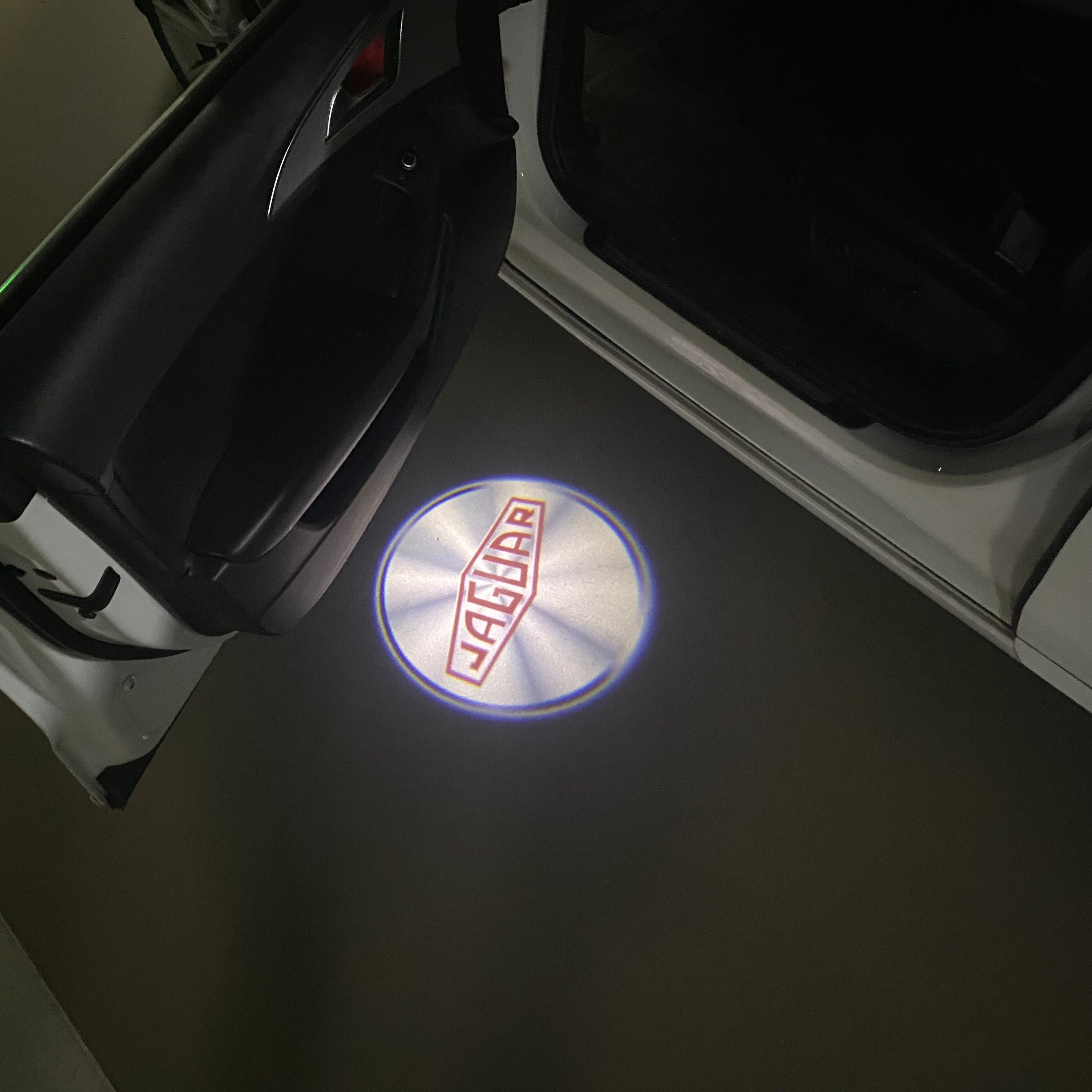 LUCI PROIETTORI LOGO JAGUAR Nr.10 (quantità 1 = 1 set / 2 luci porta)