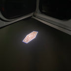 JAGUAR Red Color  LOGO PROJECROTR LIGHTS Nr.18 (quantity 1 = 1 sets/2 door lights)