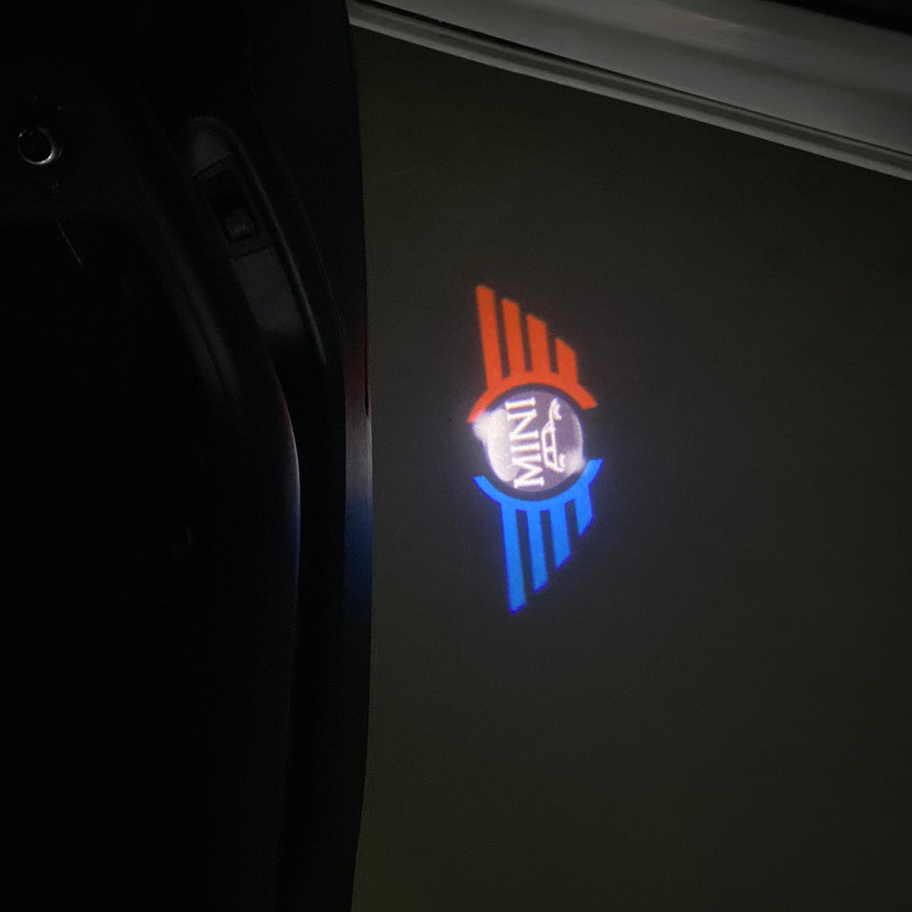MINI LOGO PROJECROTR LIGHTS Nr.01 (quantité 1 = 2 Film Logo / 2 feux de porte)