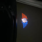 MINI LOGO PROJECROTR LIGHTS Nr.01 (quantité 1 = 2 Film Logo / 2 feux de porte)