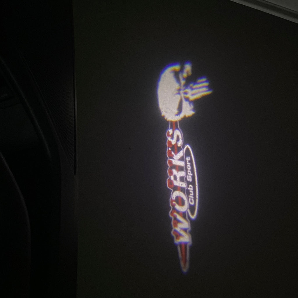 JOHN COOPER LOGO PROJECROTR LIGHTS Nr.111 (quantità 1 = 2 Logo Film / 2 luci porta)