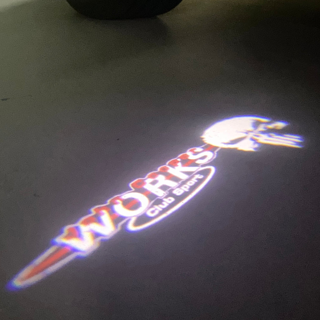 JOHN COOPER LOGO PROJECROTR LIGHTS Nr.111 (quantità 1 = 2 Logo Film / 2 luci porta)