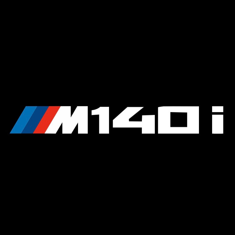 ÉCLAIRAGE DE PROJECTEUR BMW M3 LOGO Nr.24 (quantité 1 = 1 jeux / 2 feux de porte)