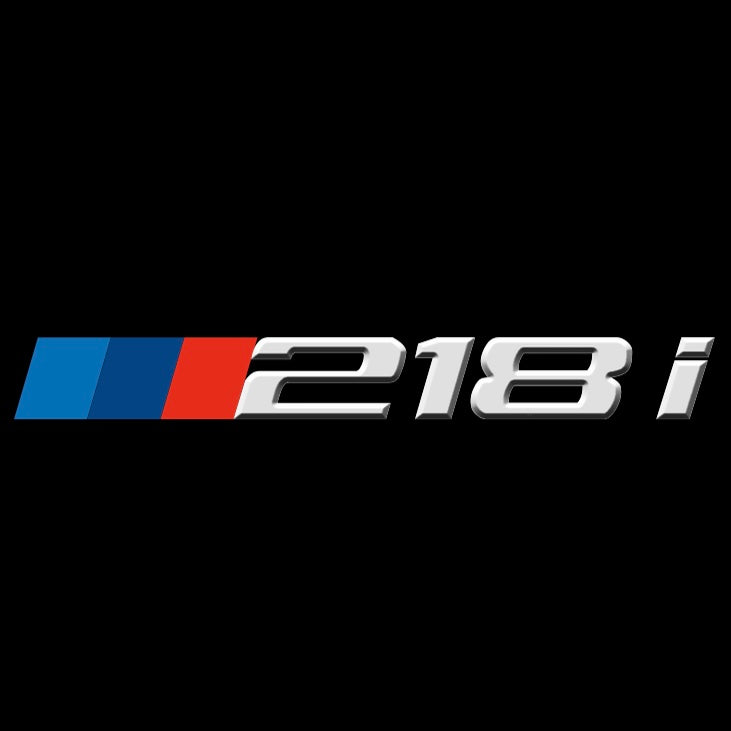 ÉCLAIRAGE DE PROJECTEUR BMW M3 LOGO Nr.24 (quantité 1 = 1 jeux / 2 feux de porte)