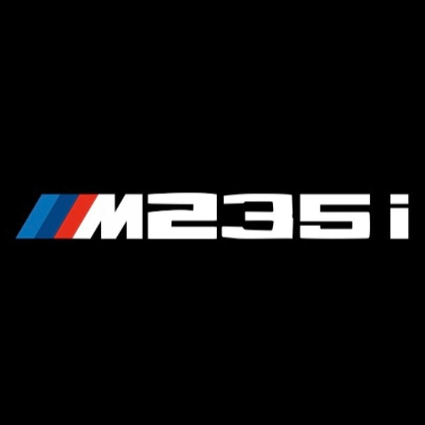 ÉCLAIRAGE DE PROJECTEUR BMW M3 LOGO Nr.24 (quantité 1 = 1 jeux / 2 feux de porte)