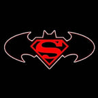 Batman Logo Nr.242 (quantité 1 = 2 Logo Films /2 feux de porte)