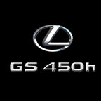 LEXUS GS 450h LOGO PROJECROTR LIGHTS (quantity 1 = 1 sets/2 door lights)Nr.01a79