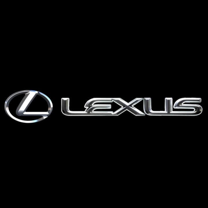 LEXUS LOGO PROJECTOR LIGHTS Nr.01 (الكمية 1 = 1 مجموعة / 2 أضواء باب)