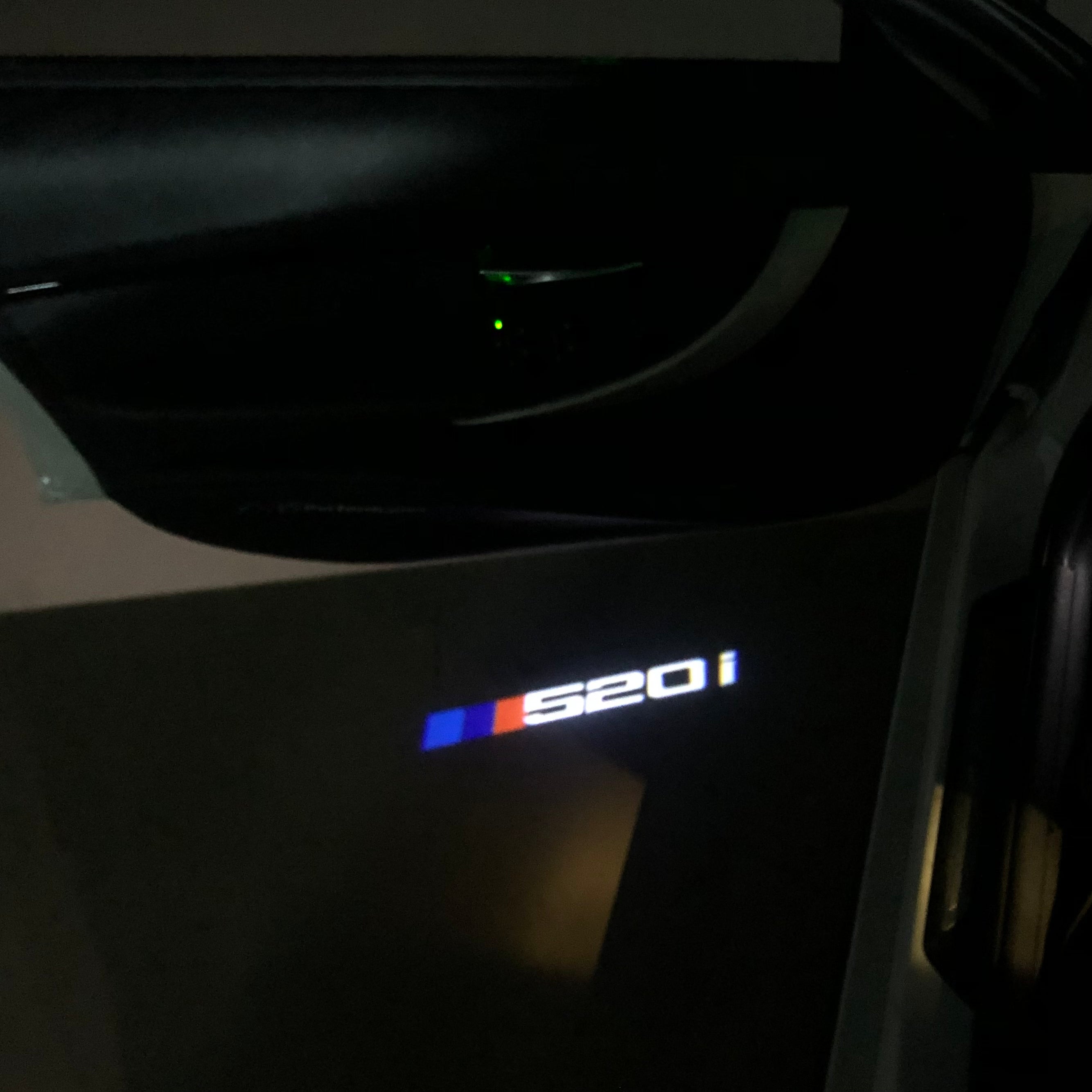 BMW M3 LOGO PROJECTOT LIGHTS Nr.24 (Menge 1 = 1 Sets/2 Türleuchten)