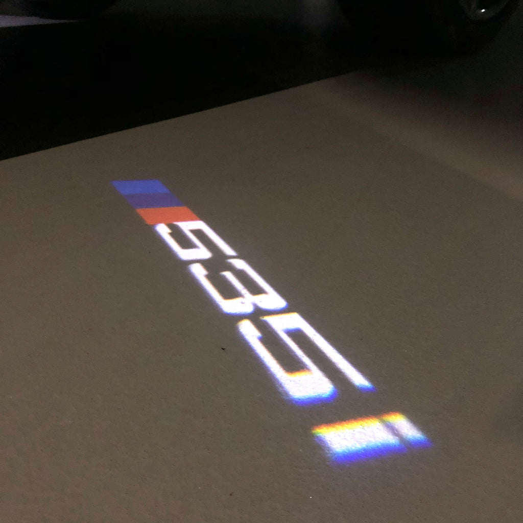 BMW M3 LOGO PROJECTOT LIGHTS Nr.24 (Menge 1 = 1 Sets/2 Türleuchten)