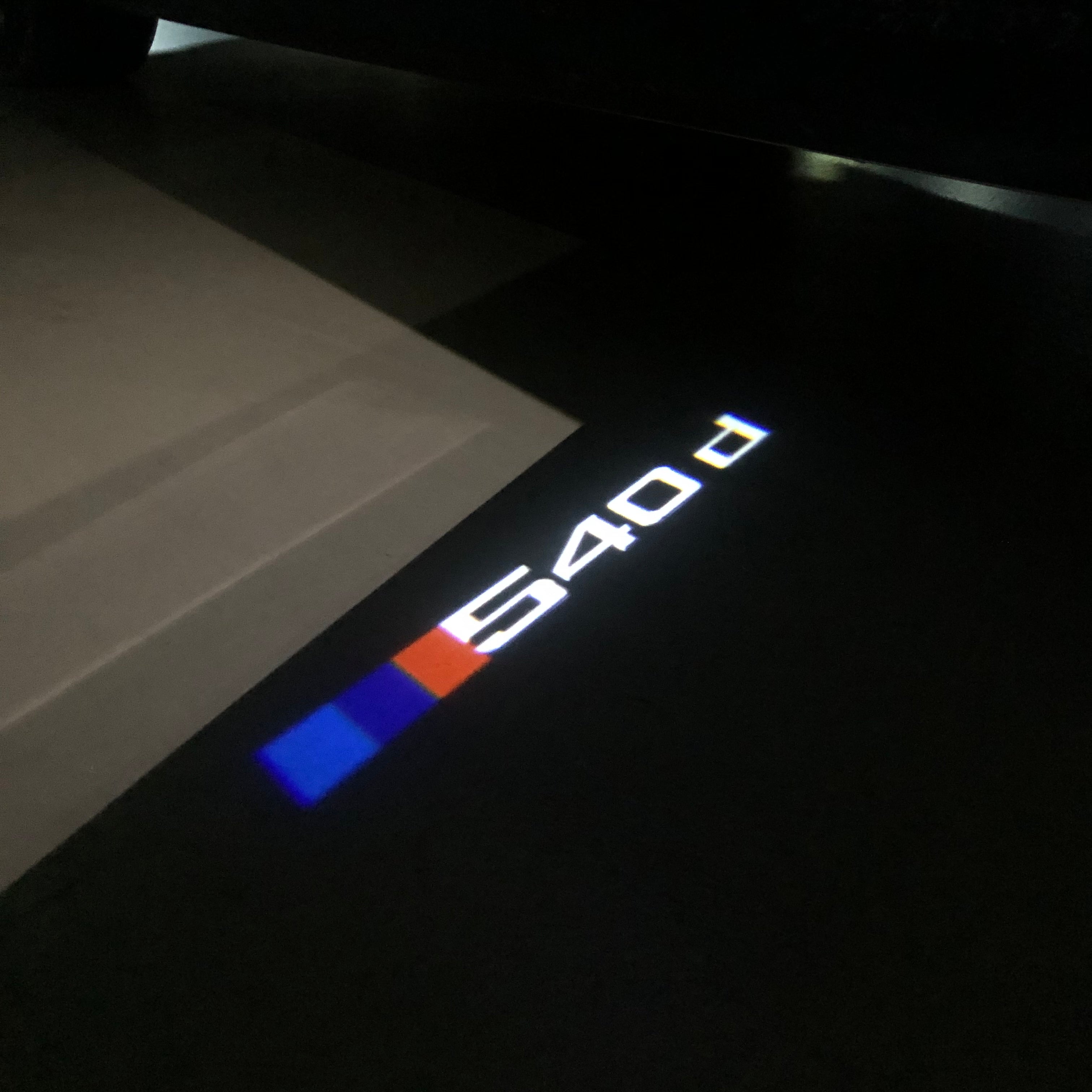 BMW M3 LOGO PROJECTOT LIGHTS Nr.24 (Menge 1 = 1 Sets/2 Türleuchten)