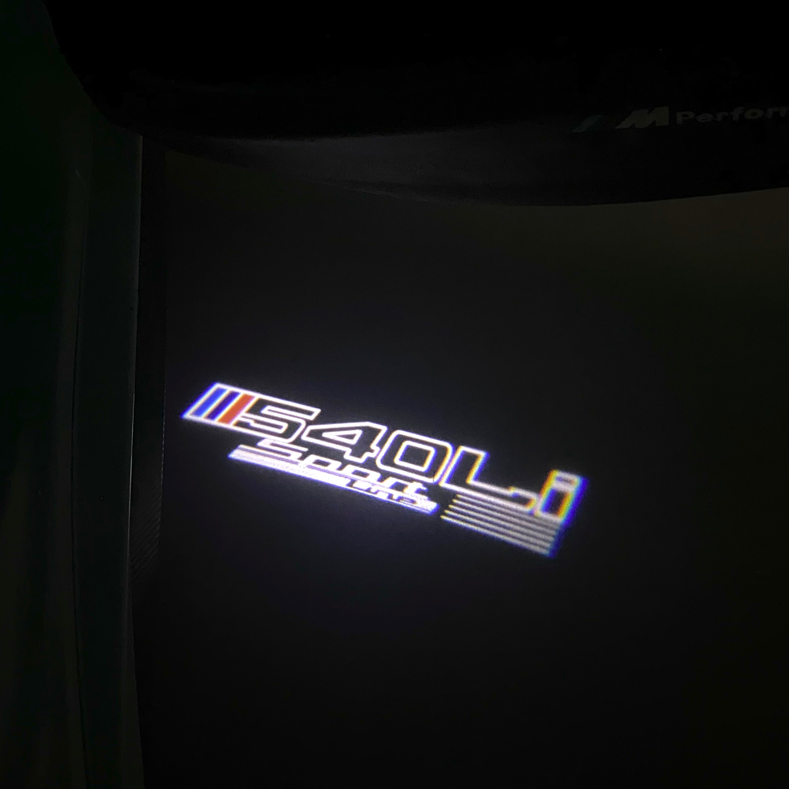 BMW M3 LOGO PROJECTOT LIGHTS Nr.24 (Menge 1 = 1 Sets/2 Türleuchten)
