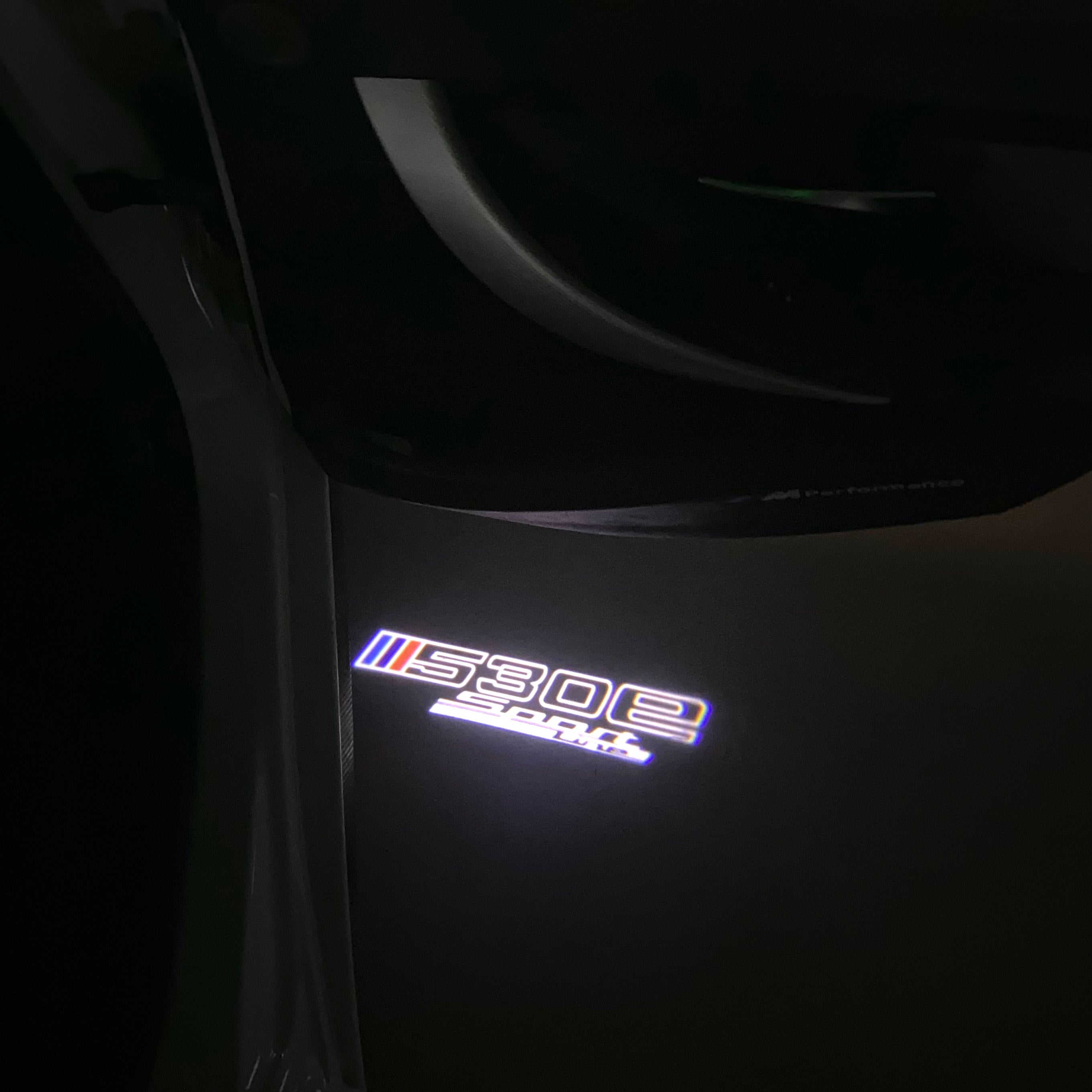 BMW M3 LOGO PROJECTOT LIGHTS Nr.24 (Menge 1 = 1 Sets/2 Türleuchten)