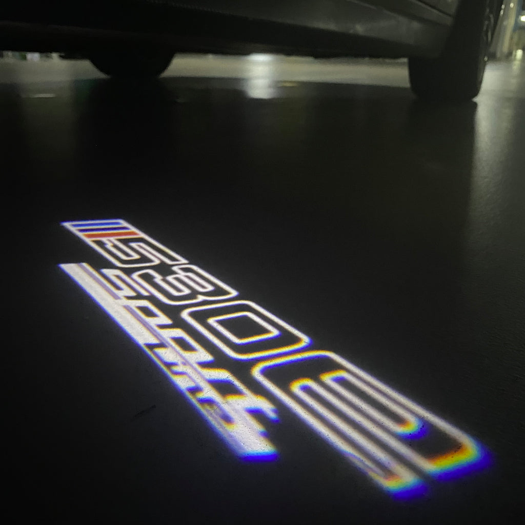 BMW M3 LOGO PROJECTOT LIGHTS Nr.24 (Menge 1 = 1 Sets/2 Türleuchten)