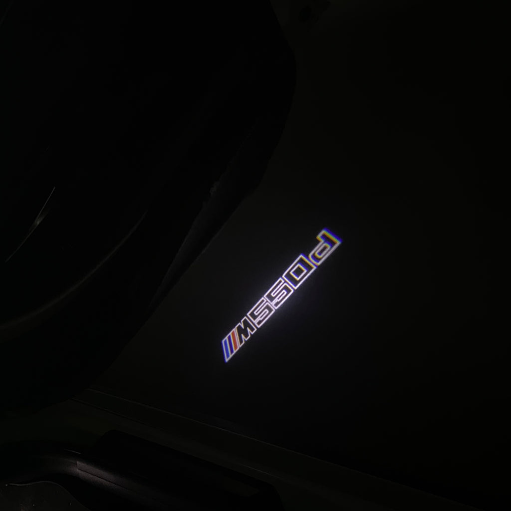 BMW M3 LOGO PROJECTOT LIGHTS Nr.24 (quantità 1 = 1 set/2 luci porta)