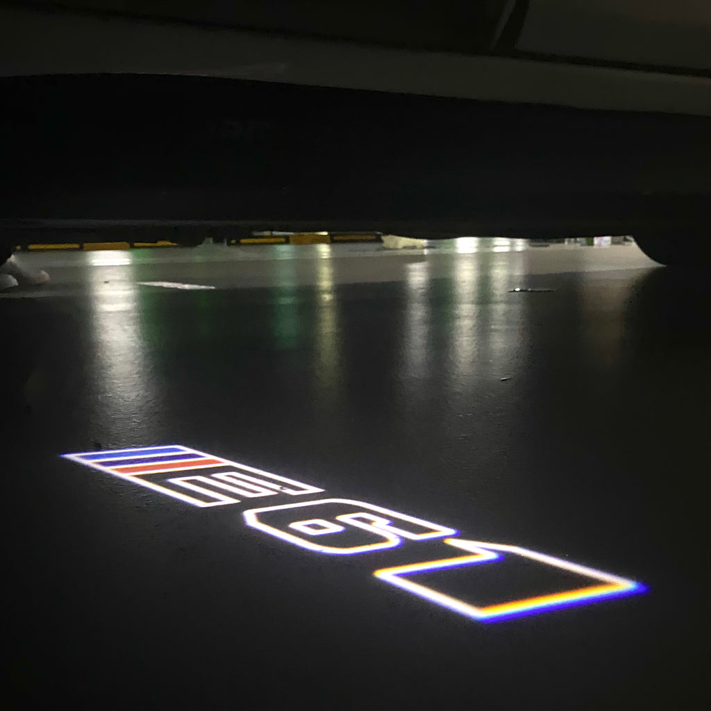 BMW M3 LOGO PROJECTOT LIGHTS Nr.24 (quantità 1 = 1 set/2 luci porta)