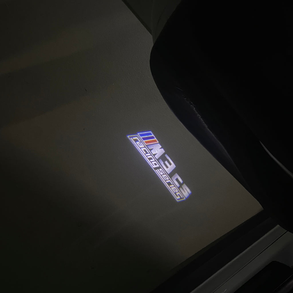 BMW M3 LOGO PROJECTOT LIGHTS Nr.24 (Menge 1 = 1 Sets/2 Türleuchten)