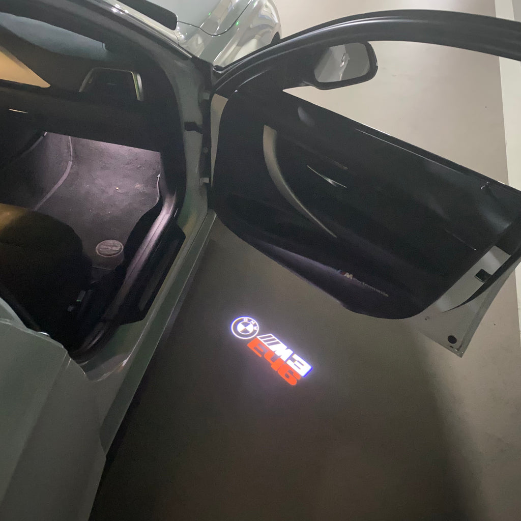 BMW 3 SERIES M3 E46  LOGO PROJECTOT LIGHTS (quantity 1 = 1 sets/2 door lights) Nr.6024q45