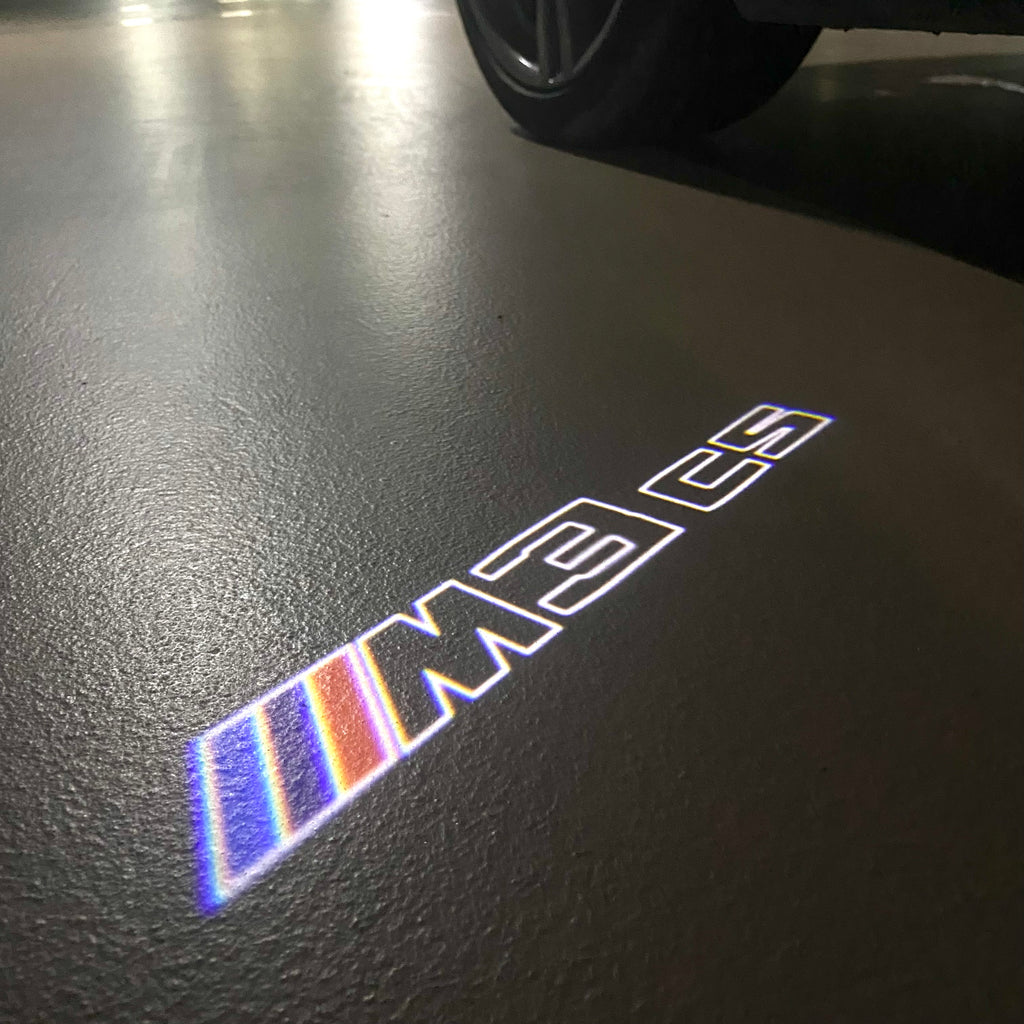 ÉCLAIRAGE DE PROJECTEUR BMW M3 LOGO Nr.24 (quantité 1 = 1 jeux / 2 feux de porte)