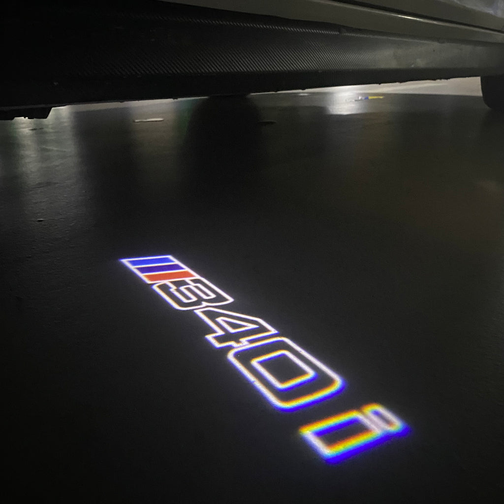 BMW M3 LOGO PROJECTOT LIGHTS Nr.24 (quantità 1 = 1 set/2 luci porta)