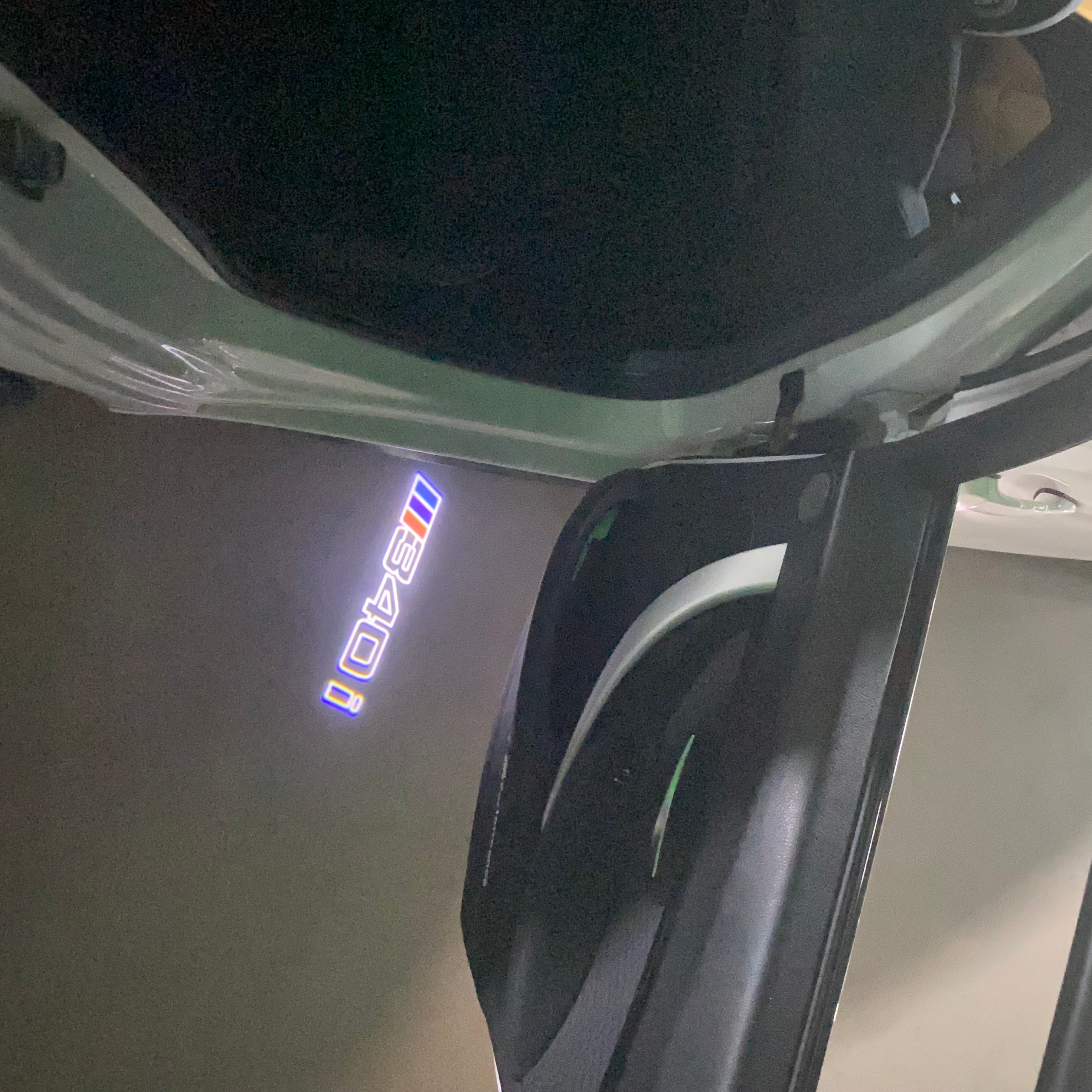 BMW M3 LOGO PROJECTOT LIGHTS Nr.24 (quantità 1 = 1 set/2 luci porta)