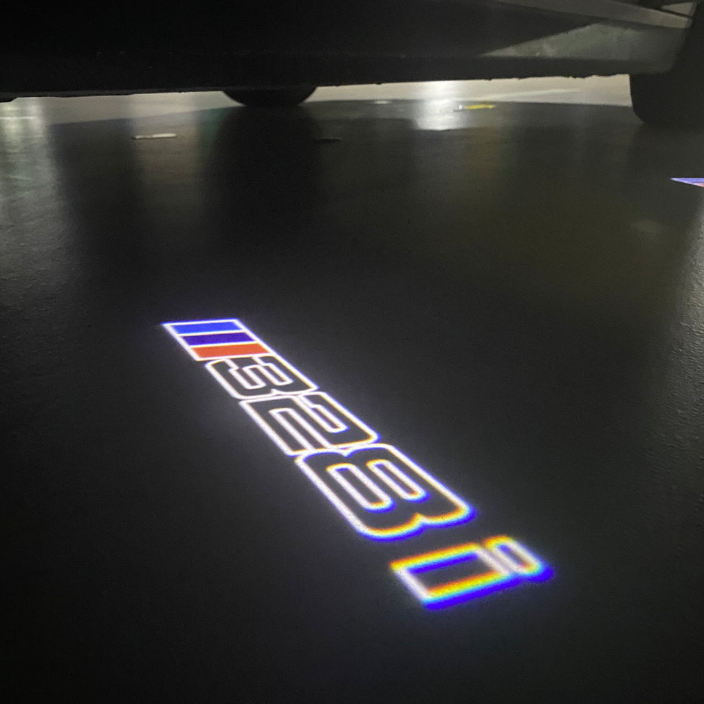 BMW M3 LOGO PROJECTOT LIGHTS Nr.24 (Menge 1 = 1 Sets/2 Türleuchten)