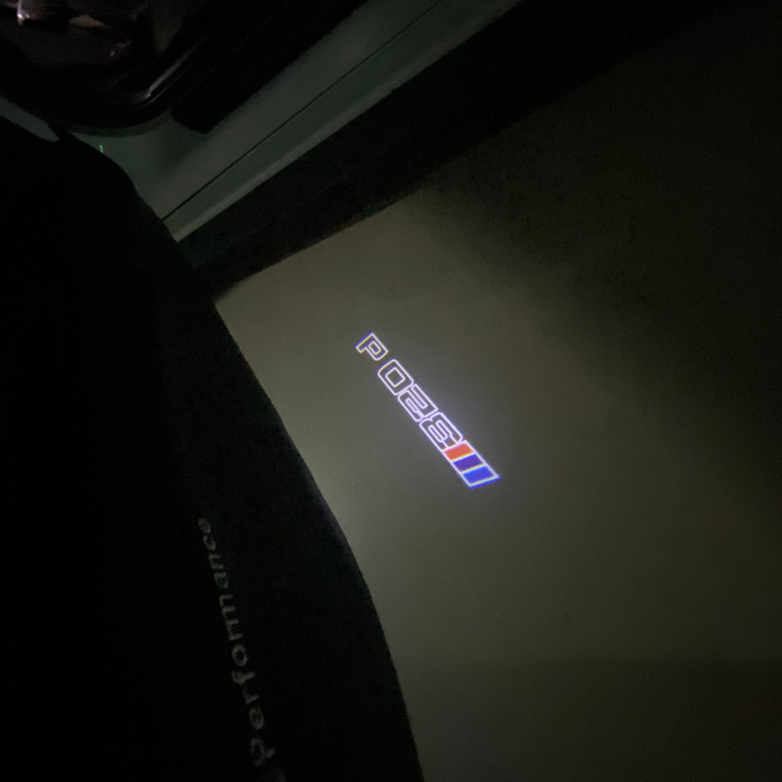 BMW 3 SERIES 320 d  LOGO PROJECTOT LIGHTS (quantity 1 = 1 sets/2 door lights) Nr.6024q50