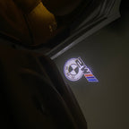 ÉCLAIRAGE DE PROJECTEUR BMW M3 LOGO Nr.24 (quantité 1 = 1 jeux / 2 feux de porte)