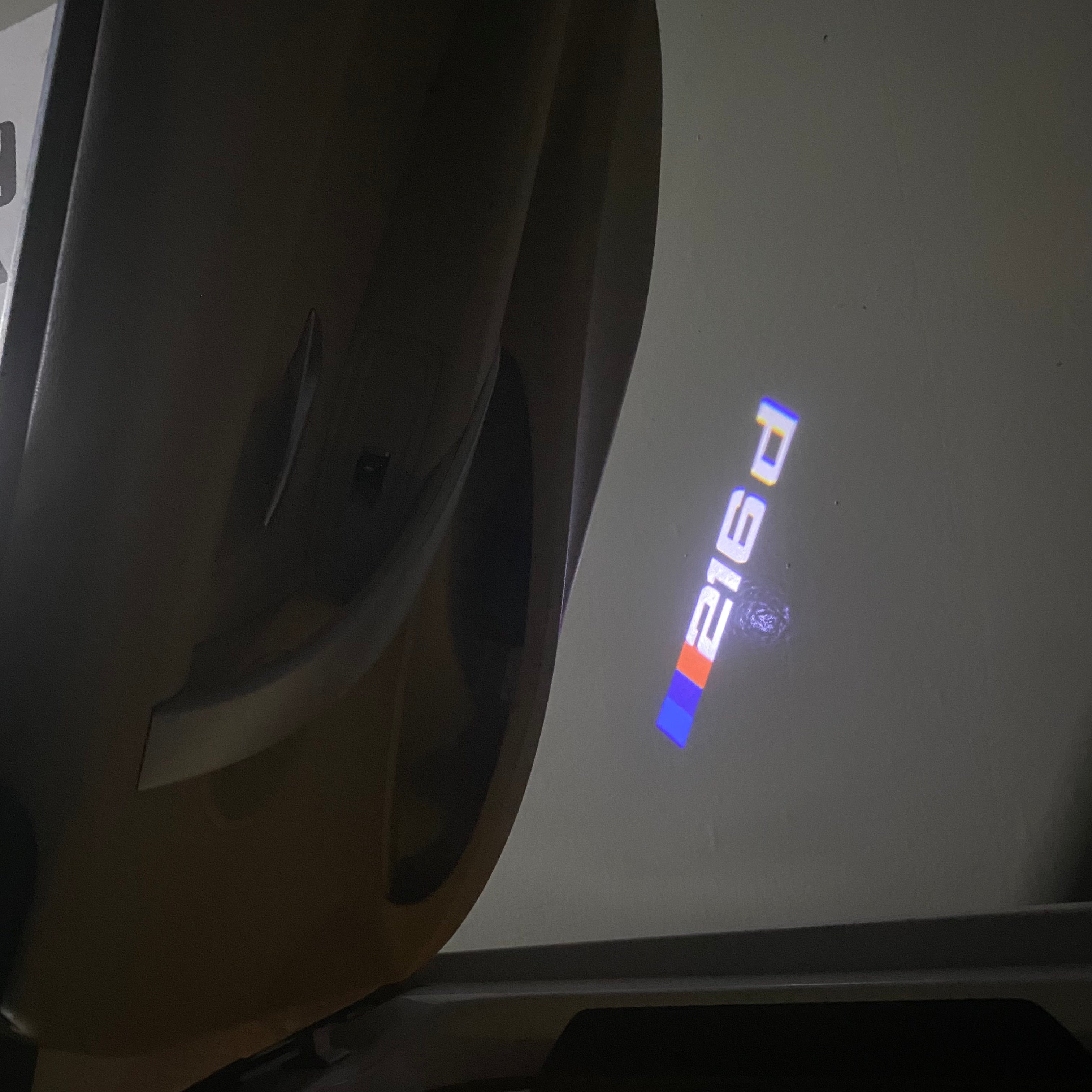 BMW M3 LOGO PROJECTOT LIGHTS Nr.24 (quantità 1 = 1 set/2 luci porta)