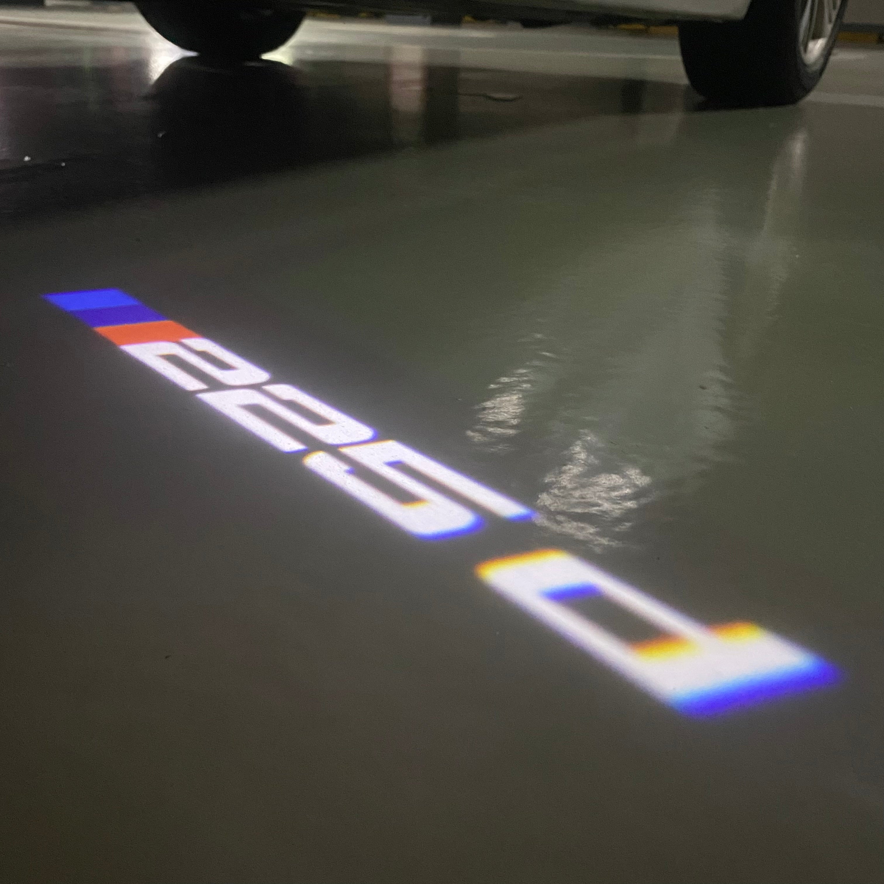 BMW M3 LOGO PROJECTOT LIGHTS Nr.24 (quantità 1 = 1 set/2 luci porta)