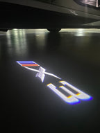 BMW M3 LOGO PROJECTOT LIGHTS Nr.24 (quantità 1 = 1 set/2 luci porta)
