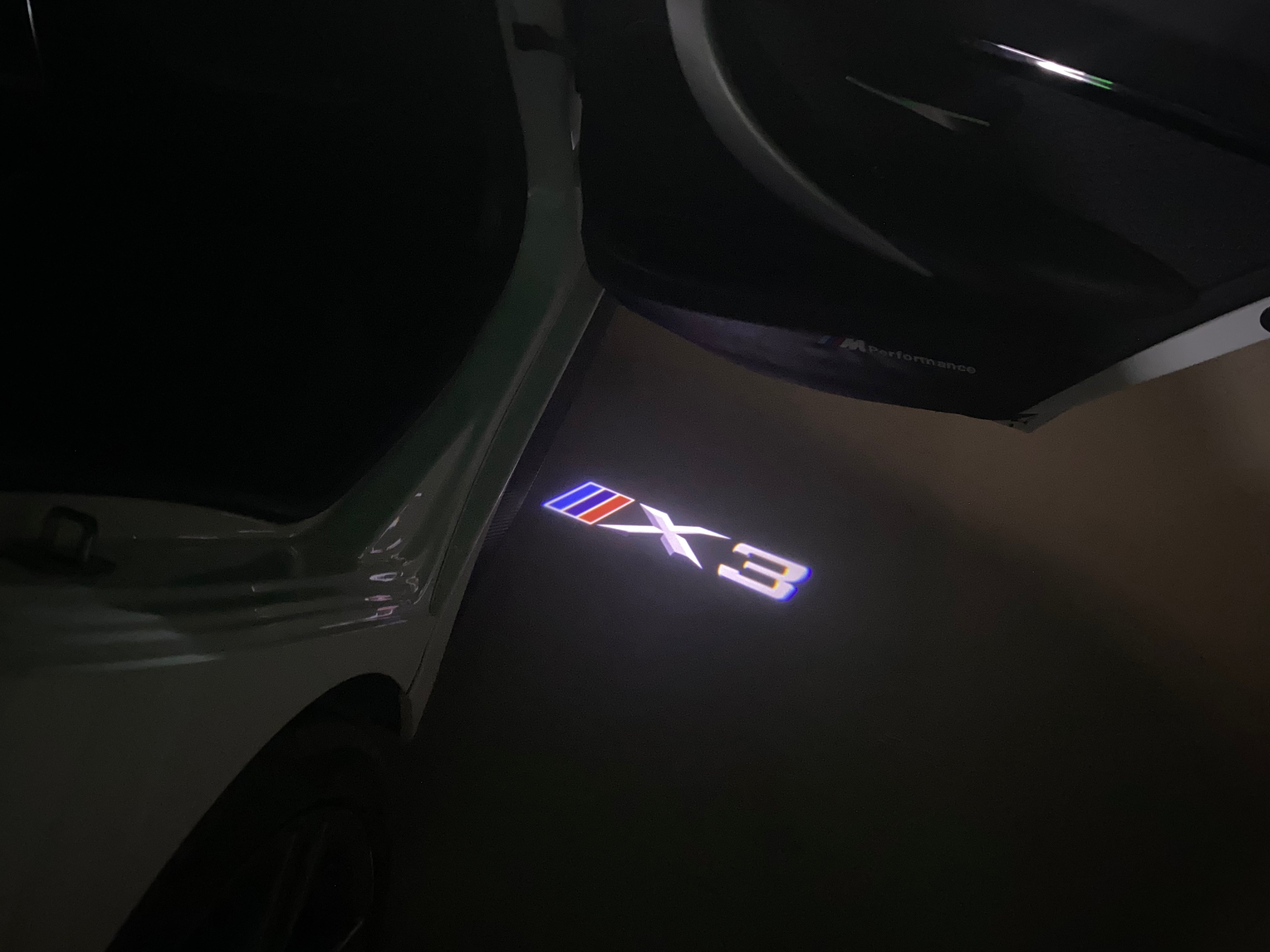 BMW M3 LOGO PROJECTOT LIGHTS Nr.24 (quantità 1 = 1 set/2 luci porta)