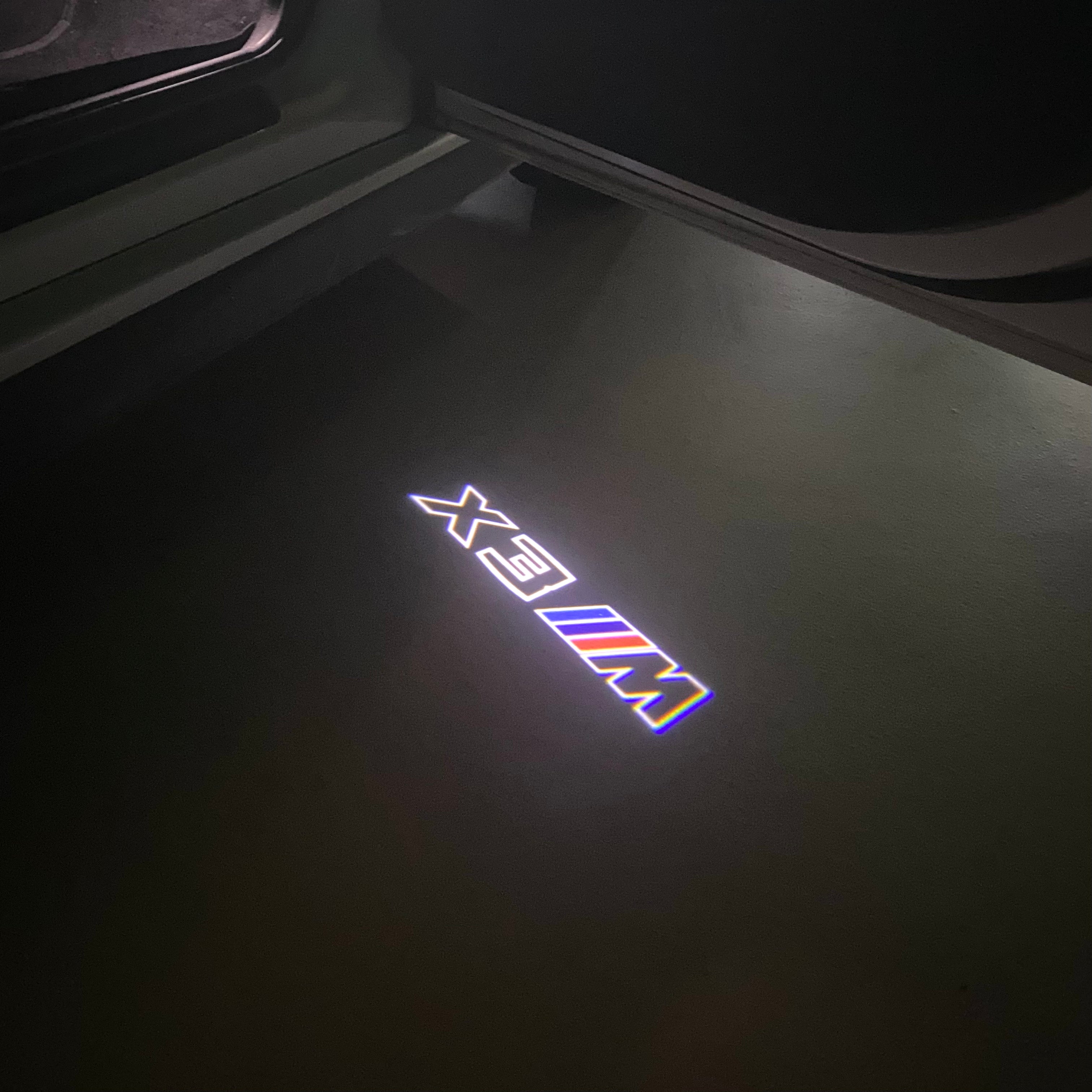 BMW M3 LOGO PROJECTOT LIGHTS Nr.24 (quantità 1 = 1 set/2 luci porta)