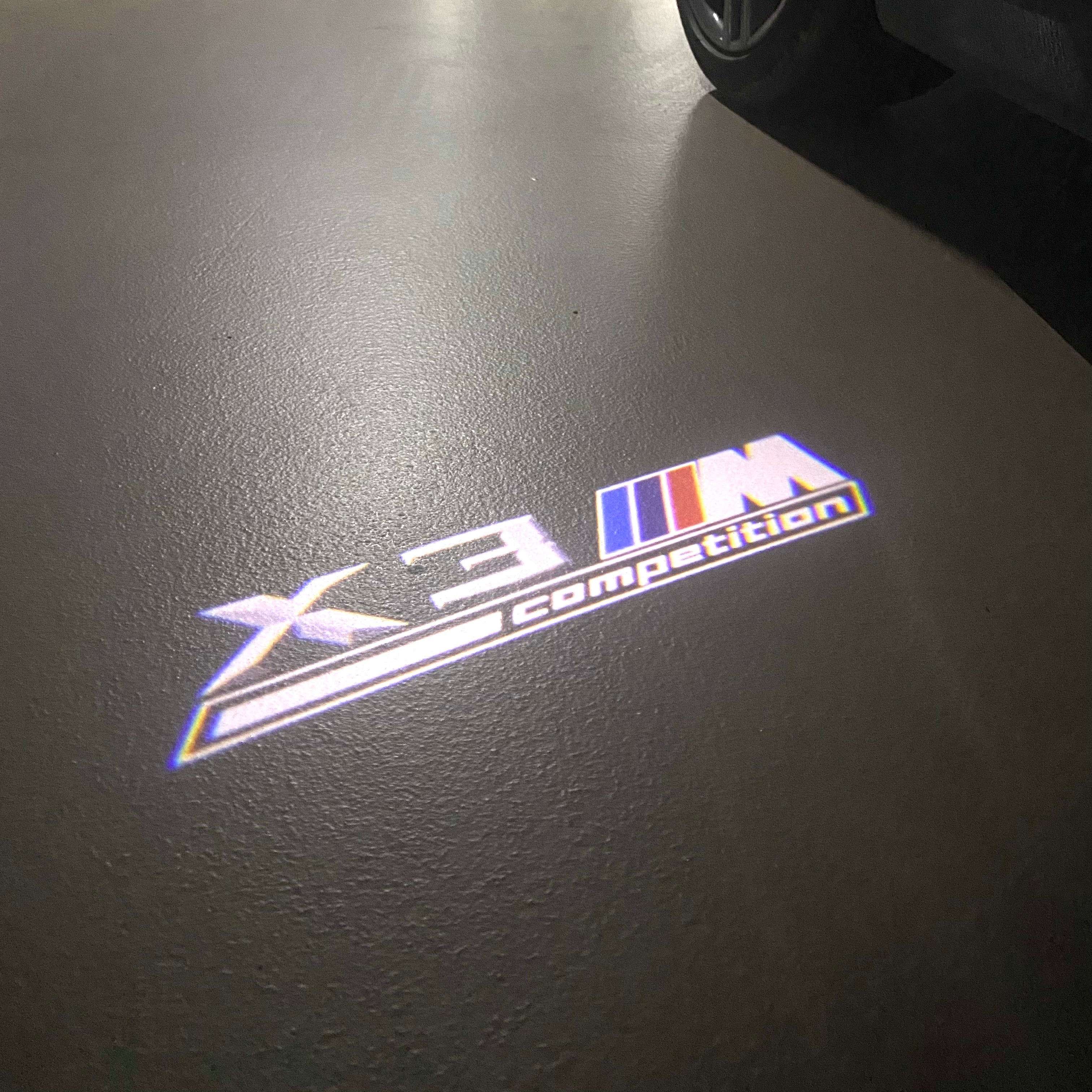 BMW M3 LOGO PROJECTOT LIGHTS Nr.24 (quantità 1 = 1 set/2 luci porta)