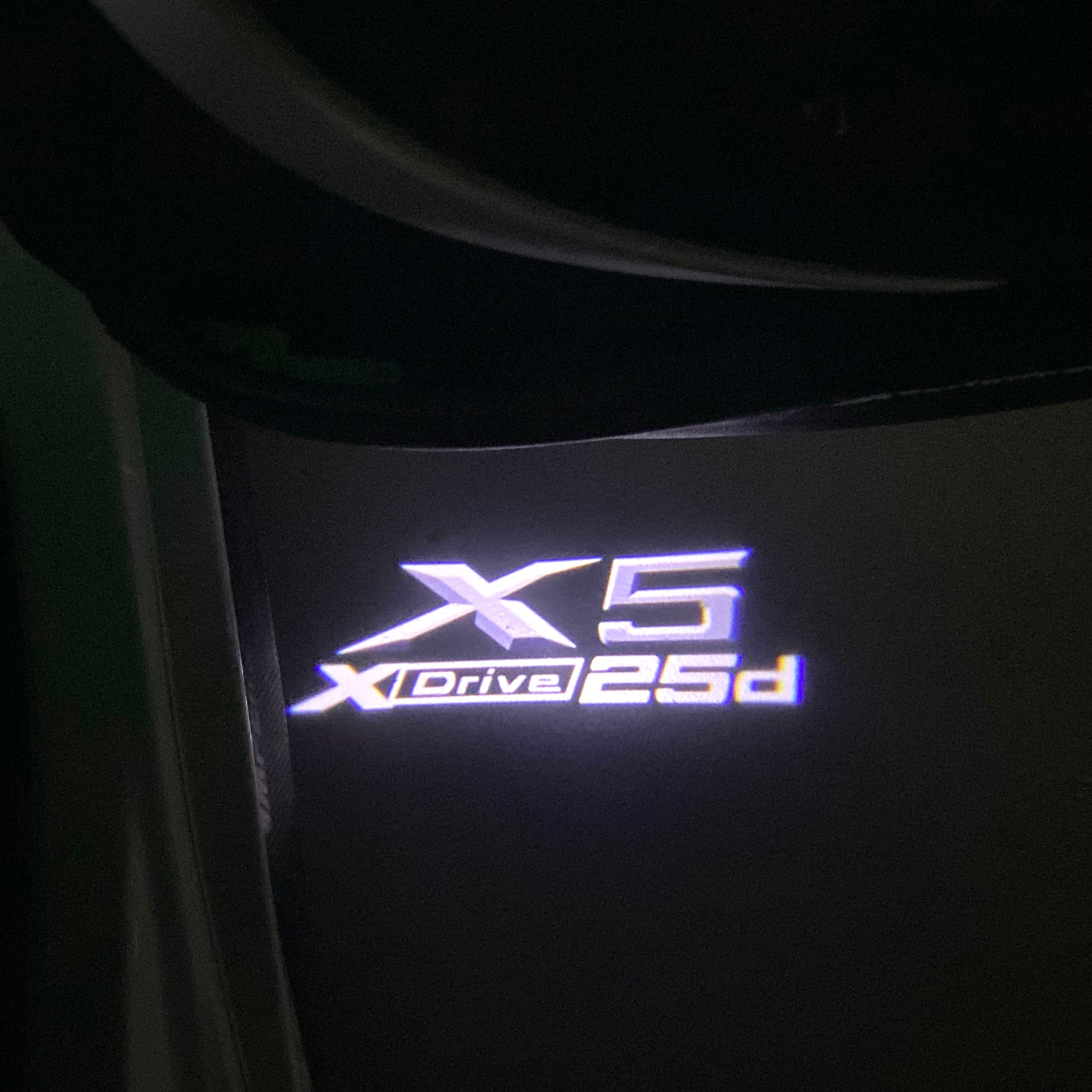 ÉCLAIRAGE DE PROJECTEUR BMW M3 LOGO Nr.24 (quantité 1 = 1 jeux / 2 feux de porte)