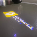 RENAULT Sport LOGO PROJECROTR LIGHTS Nr.0951 (quantity  1 =  2 Logo Film & 2 door lights)